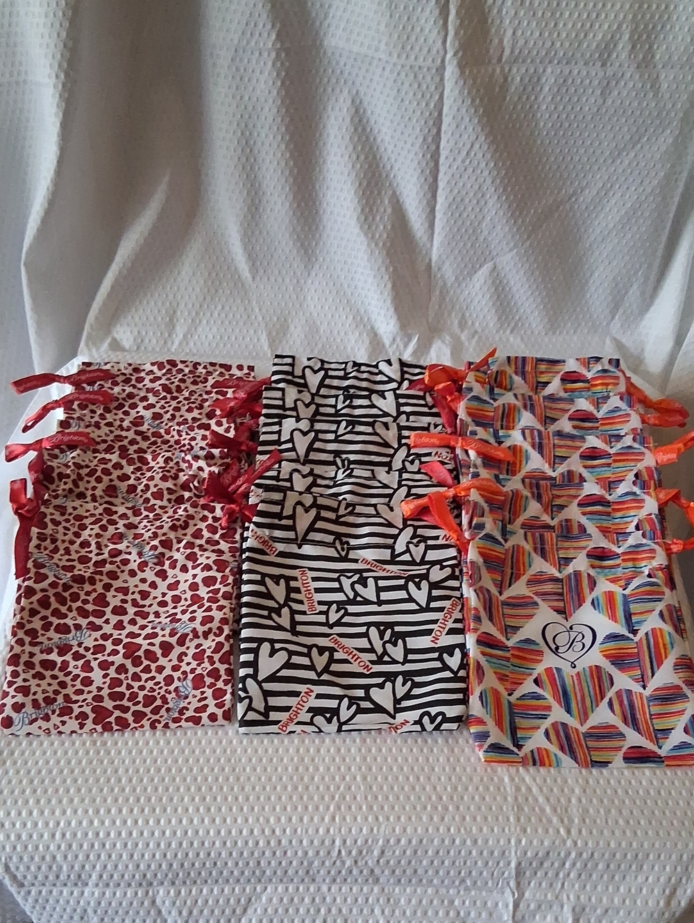 Brighton Multi-Color Heart Print Travel Bag Set
